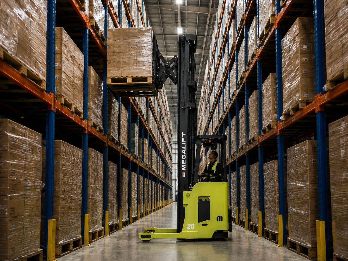 Reach truck vs. contrabalanceado: cuál necesita tu almacén